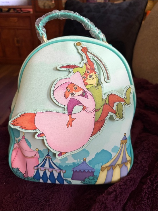 Loungefly Handbags - Loungefly Disney Robin Hood Rescues Maid Marian Backpack